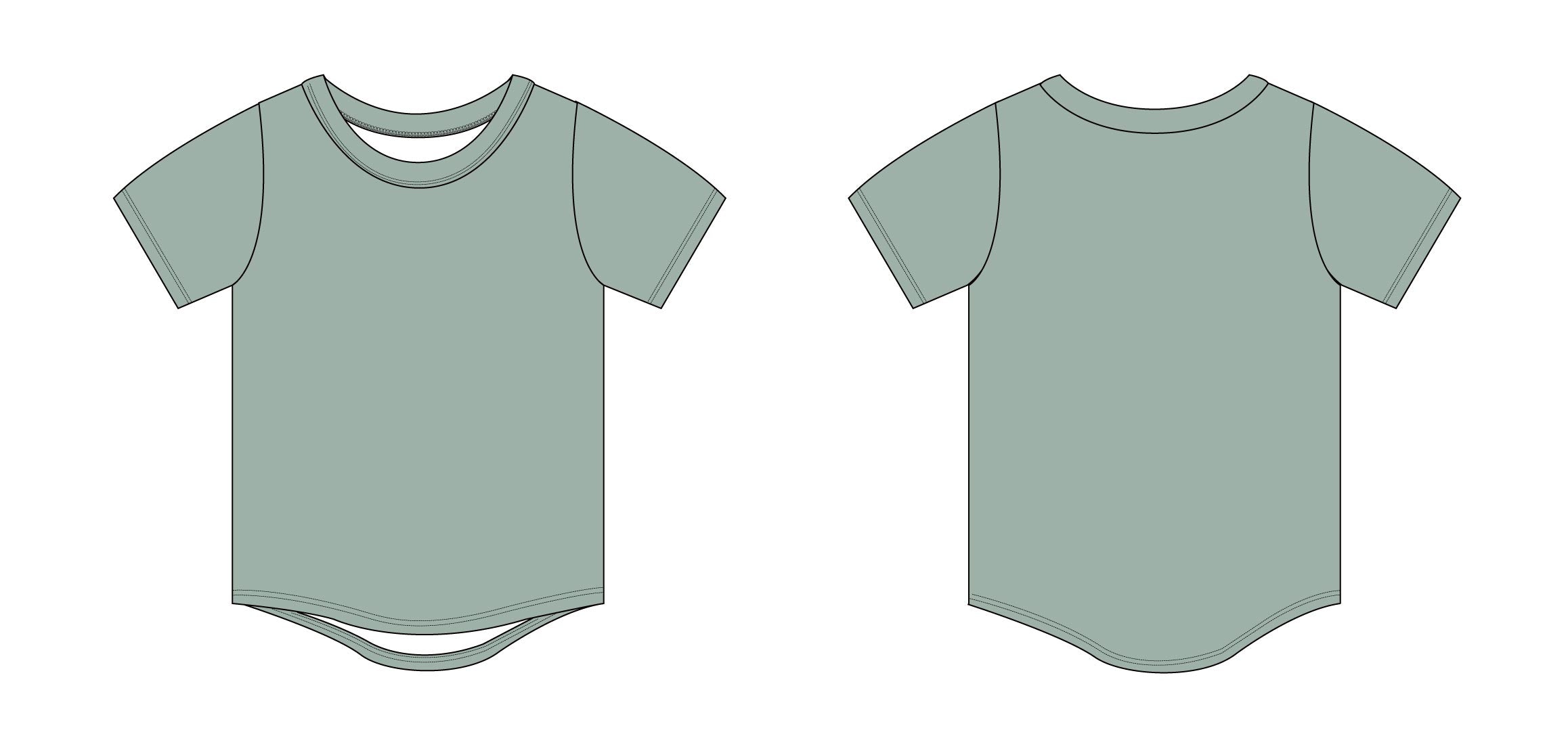 Sea Foam - Bamboo Tee