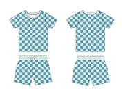 Honolulu Checker - Pocket Short Set