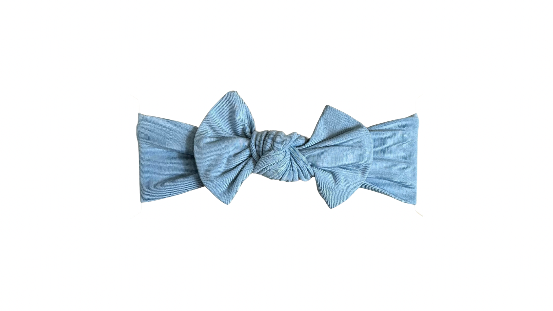 Dusty Blue - Headband Bow