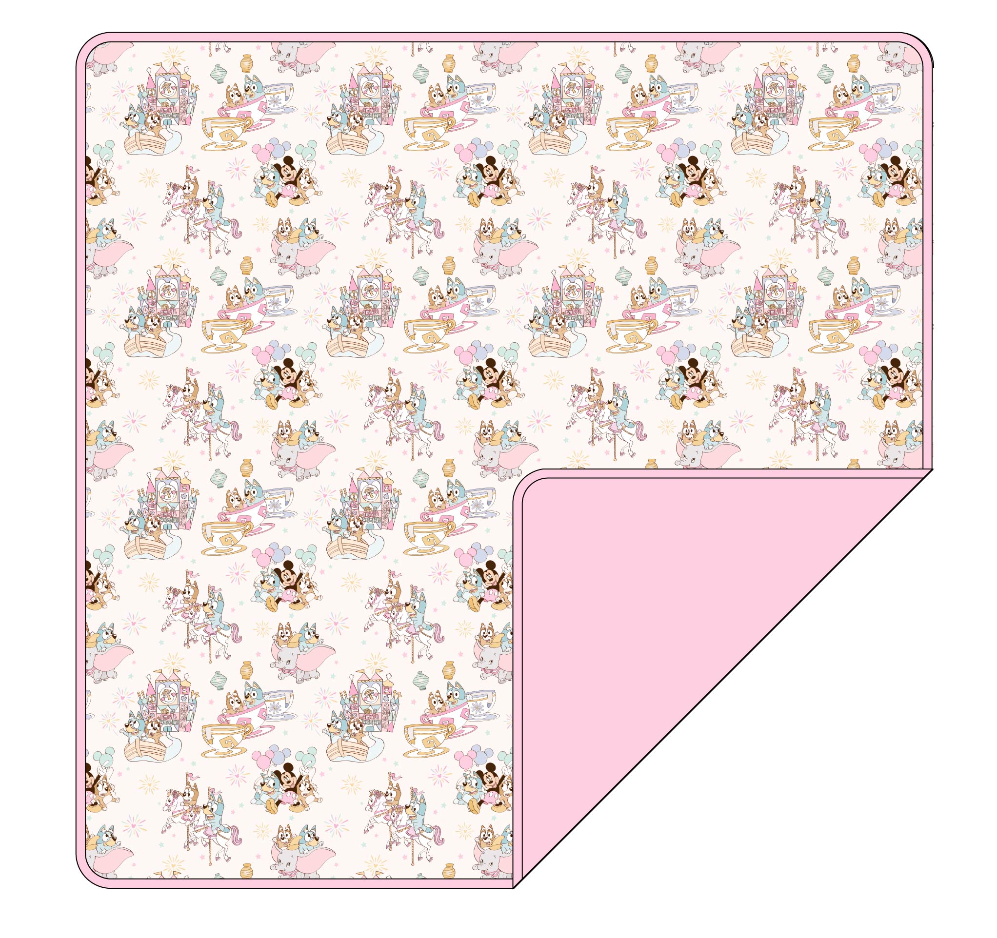 Pastel Park (Cotton Candy) - Blanket