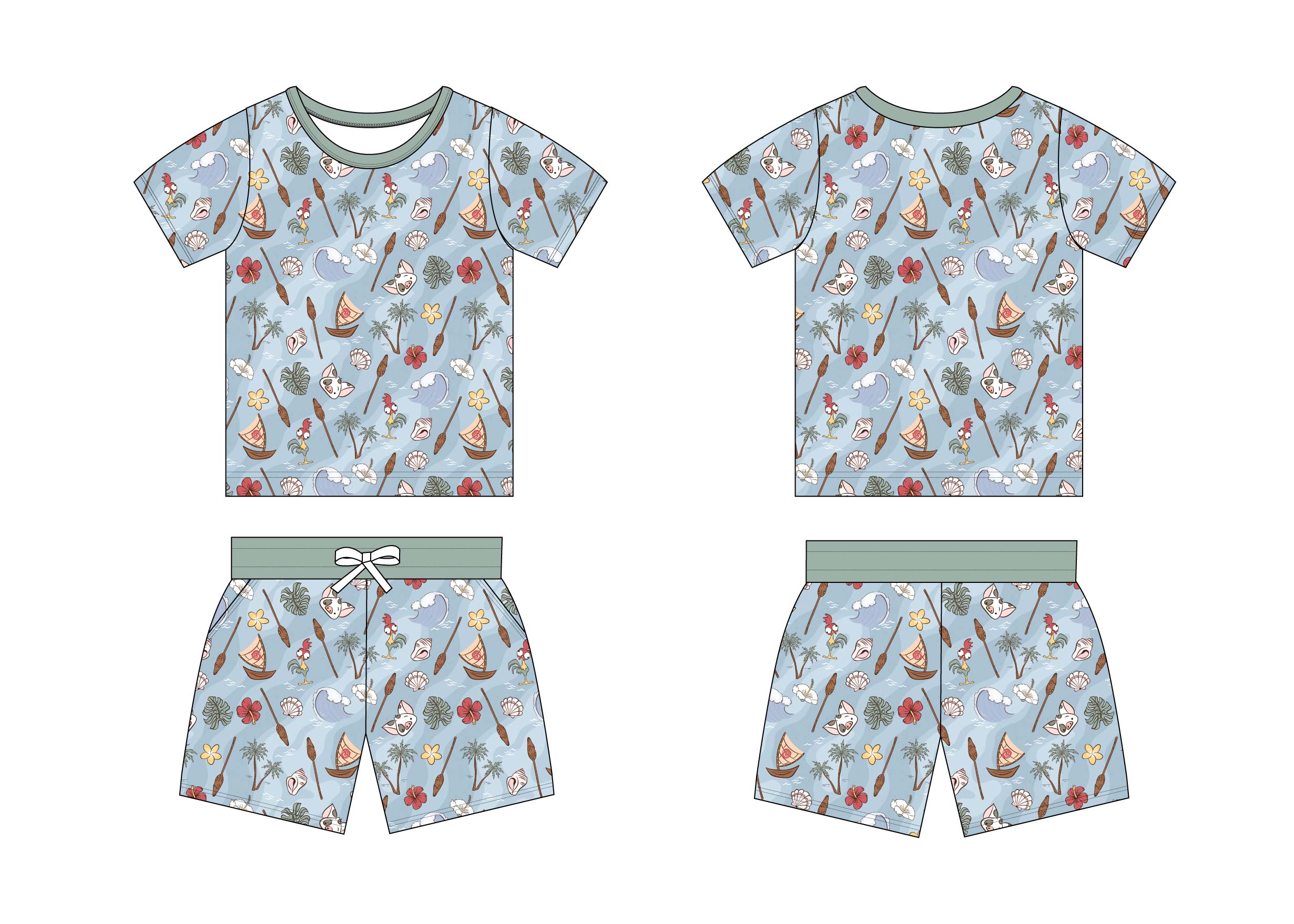 Oceania - Pocket Short Set