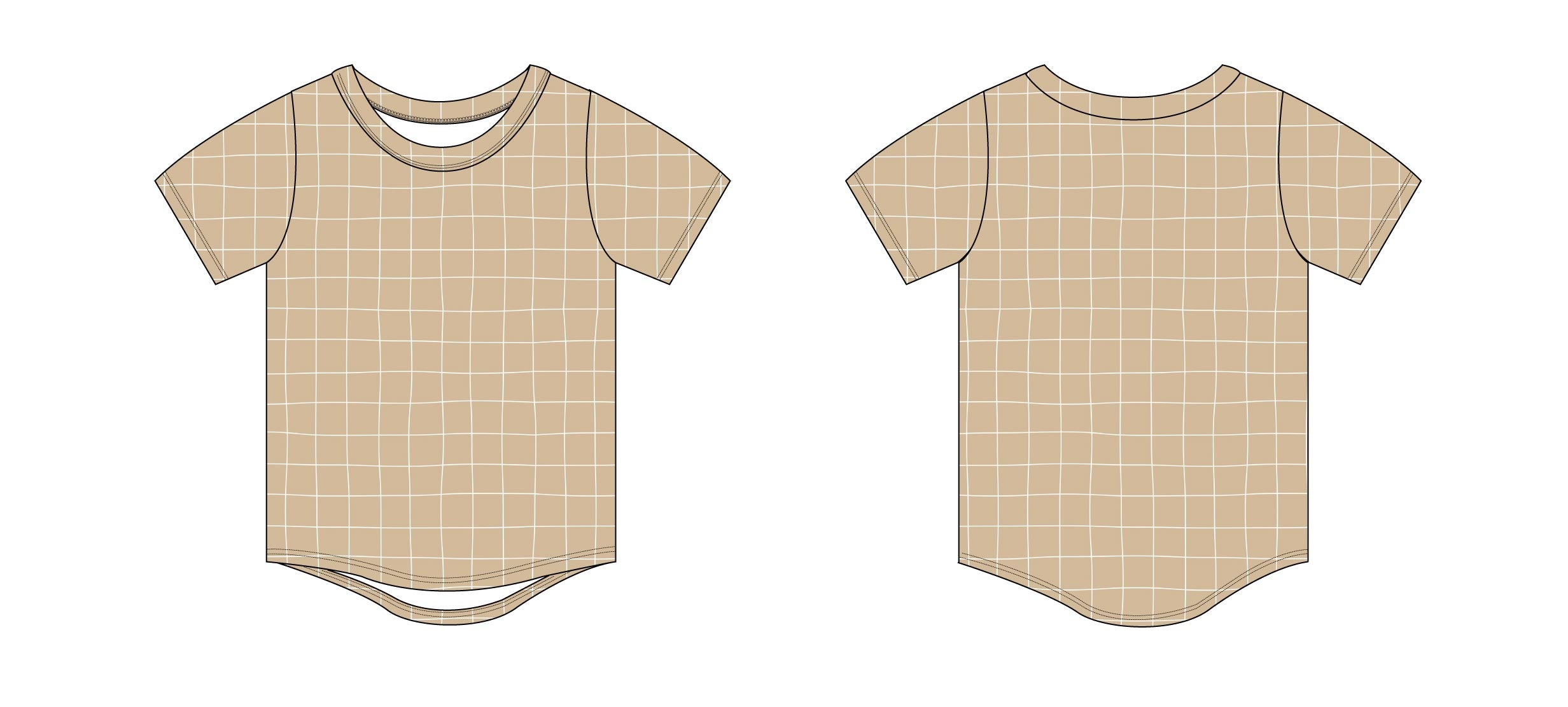 Cinnamon Cider Grid - Everyday Tee