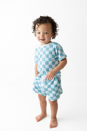 Honolulu Checker - Pocket Short Set