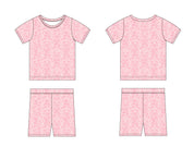 Pink Toile - Short Set