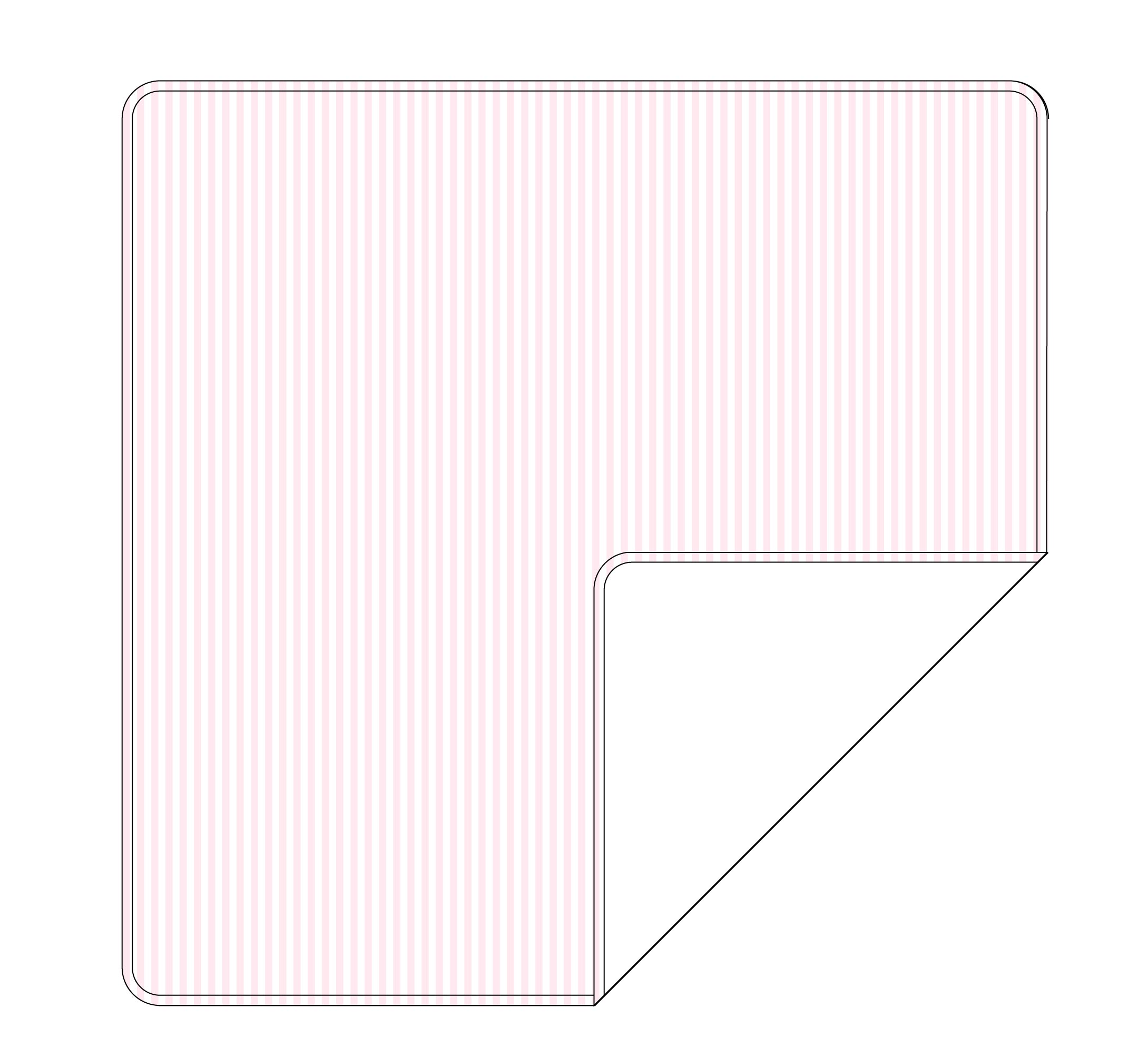 Pink Stripes - Lightweight Blanket