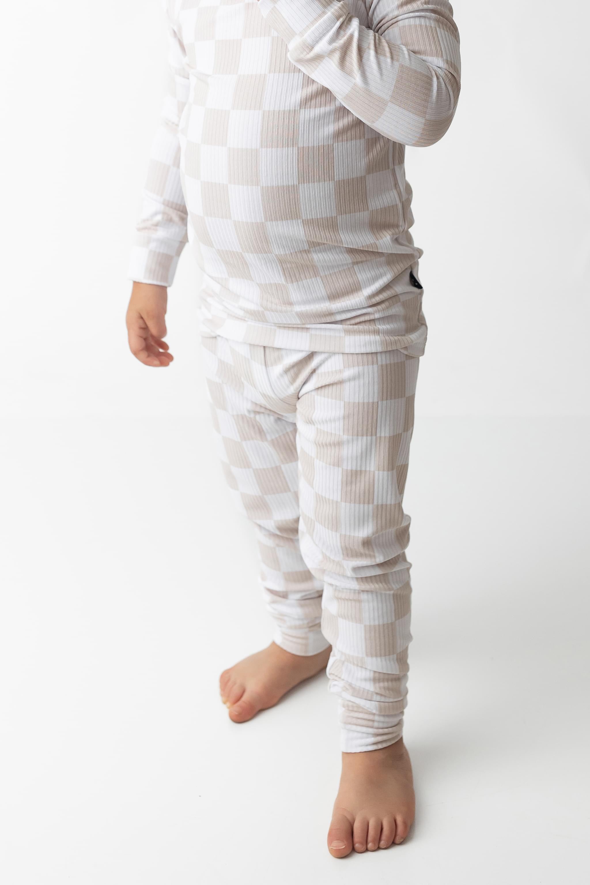 Nude Checker (ribbed) - Set