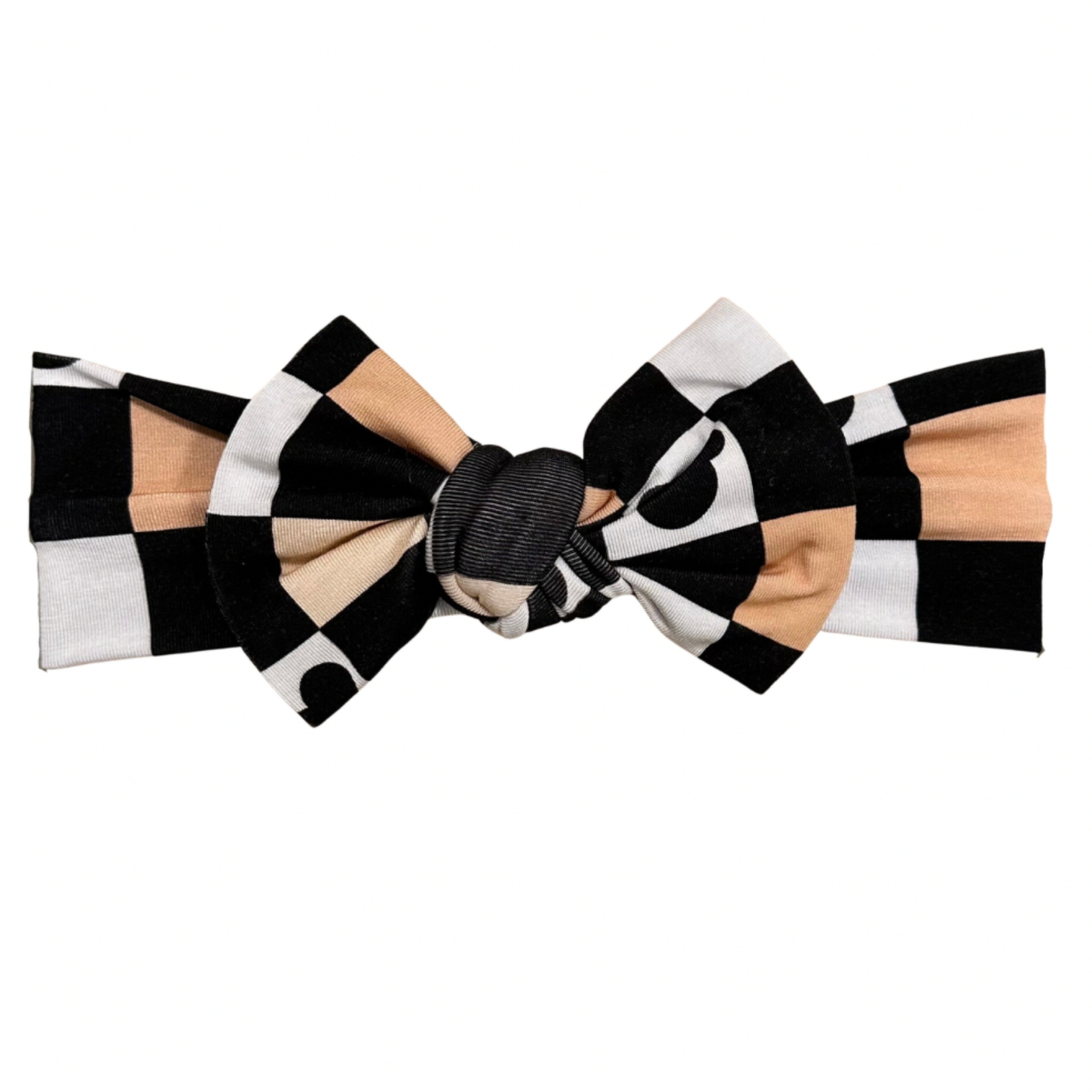 Mouse Checkers (black) | Headband