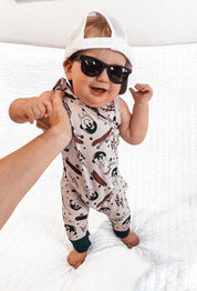 Skater Boy - Crescent Romper