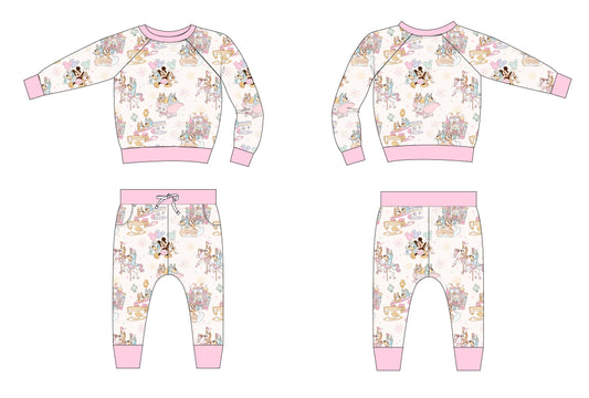 Pastel Park (Cotton Candy) - French Terry Set