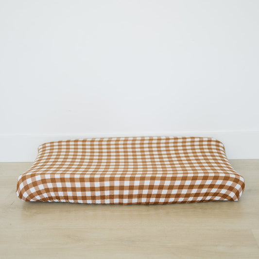 Gingham Changing Pad Cover