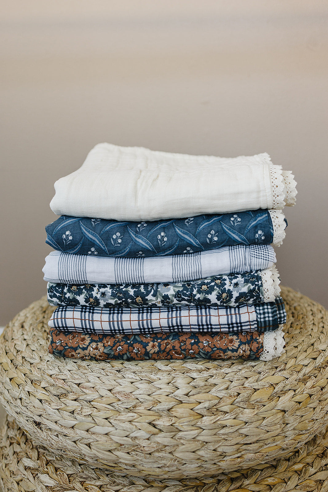 Vintage Plaid + Navy Plaid Muslin Quilt