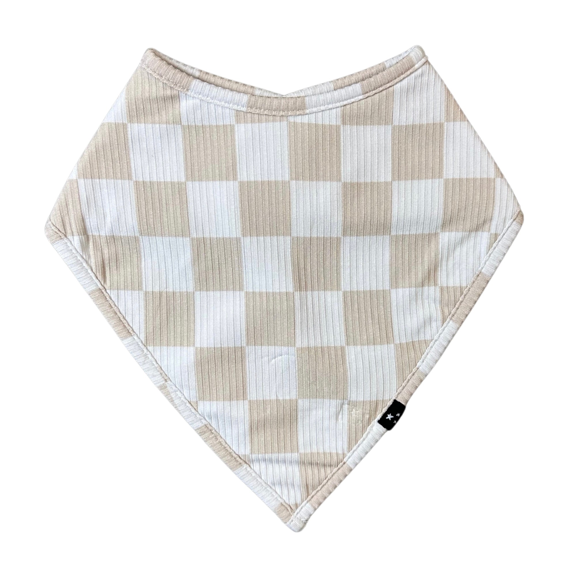 Nude Checker (ribbed) - Bib