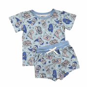 YEE HAW (blue) - Pocket Short Set