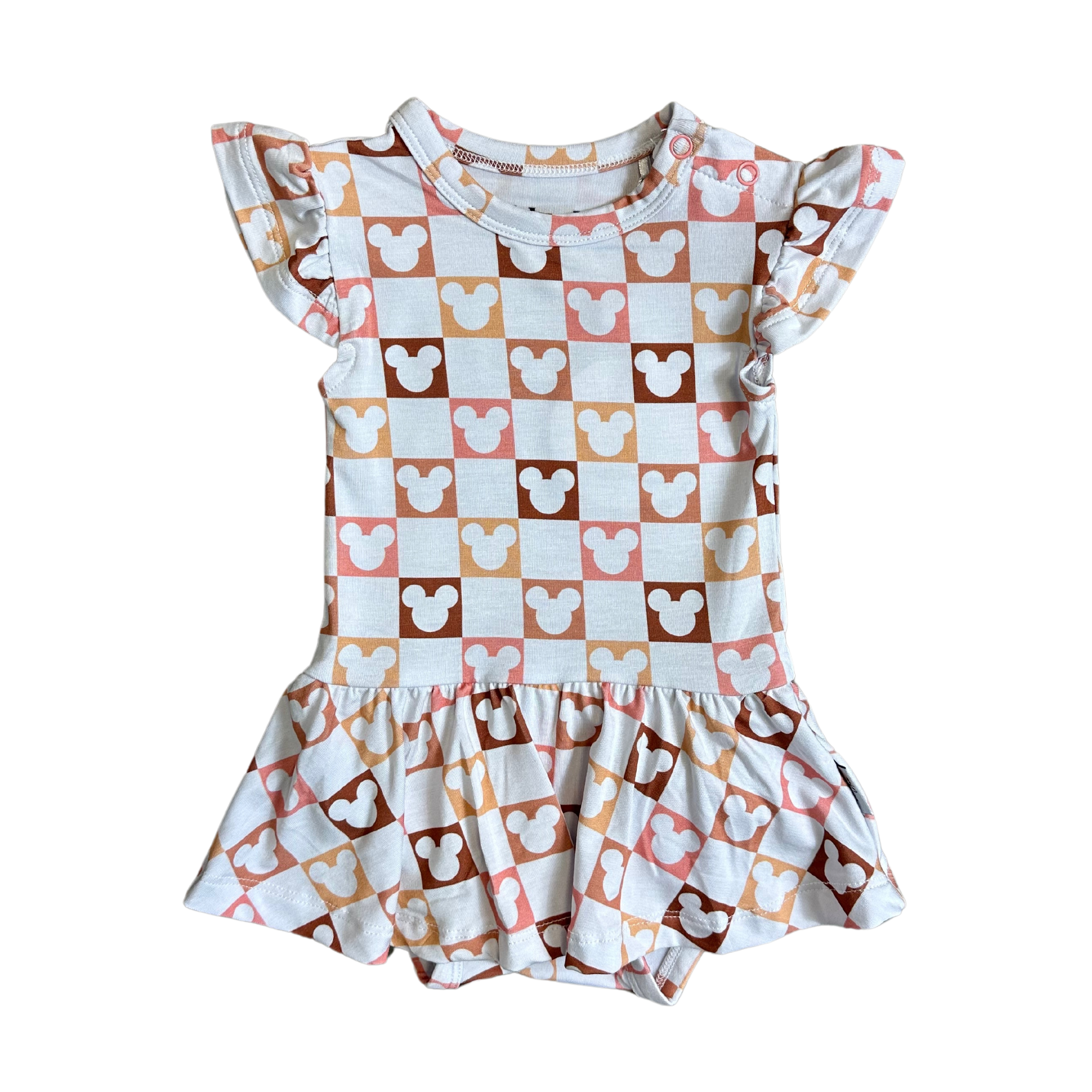 OBS • Mouse Checkers (pink) | Twirl Dress