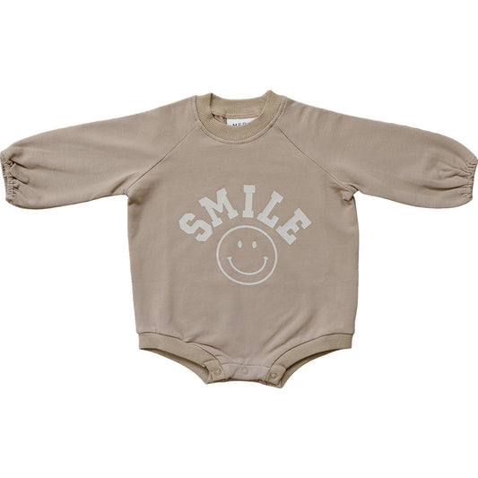 Smile French Terry Bubble Romper